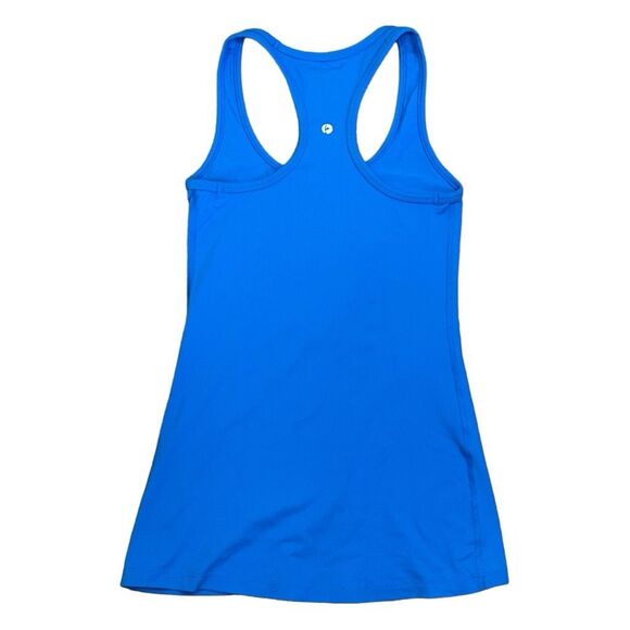 90 Degree By Reflex Power Flex Racerback Tank Top Bright Blue Sleeveless Athleti - Picture 2 of 4
